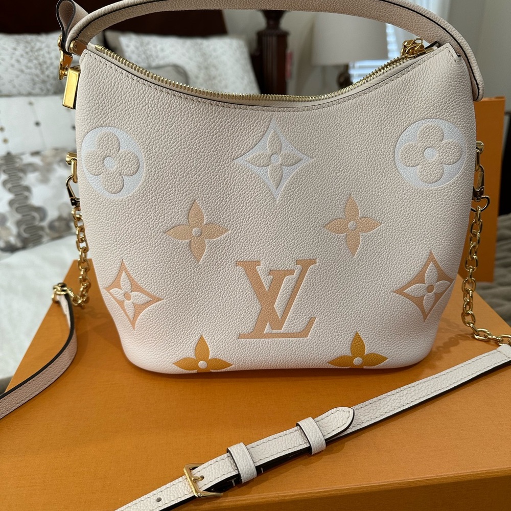 Pristine condition Louis Vuitton By the Pool Marshmallow Hobo Marshmallow bag.